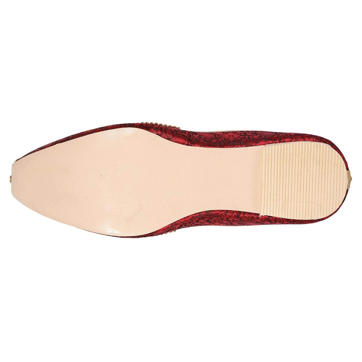 Red Gold Men's Sherwani Jutti