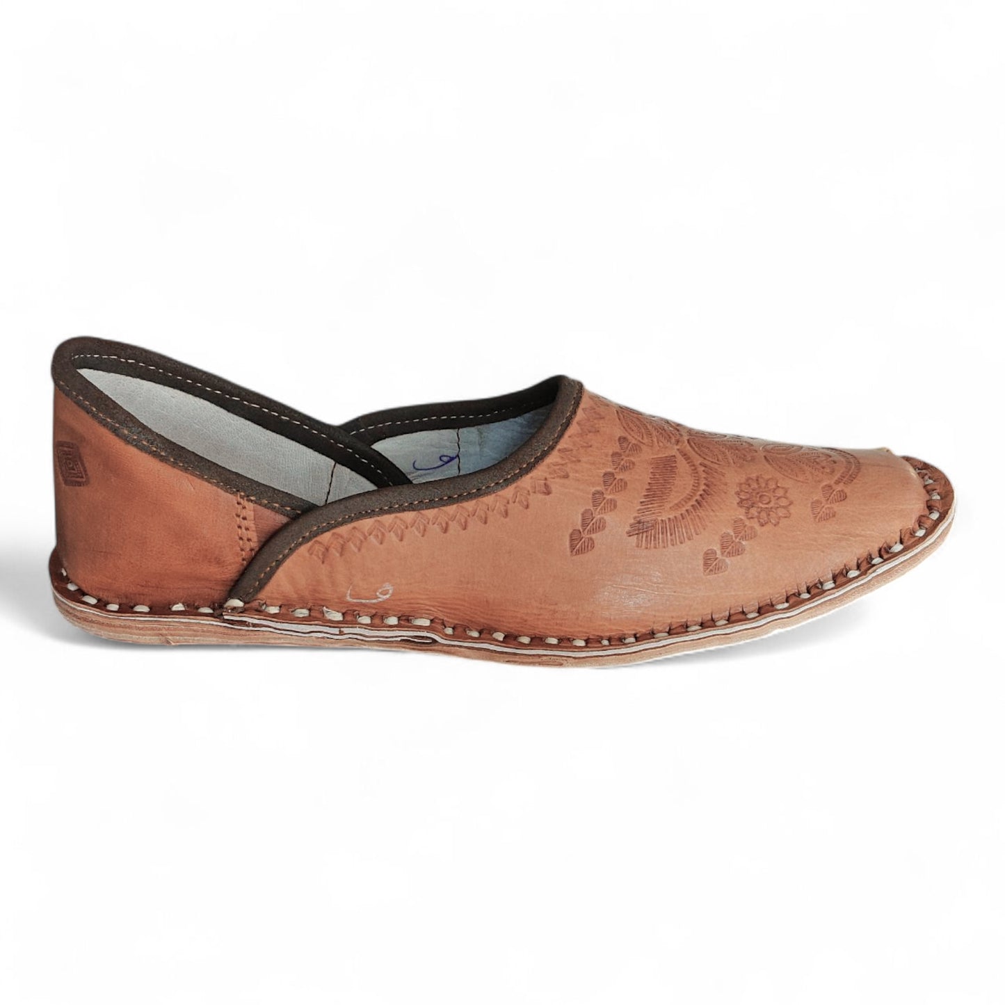 Men's Royal Etch Mojari - Sandstone
