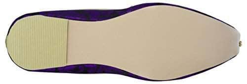 krafto mens purple fabric rhinestone ruby mojaris