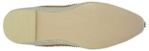 krafto mens cream jute tri rhinestone mojaris
