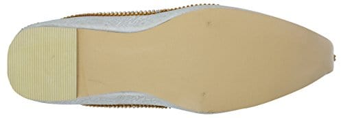 krafto mens white gold glitz rhinestone mojaris