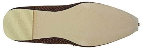 krafto mens brown jute rhinestone ruby mojaris