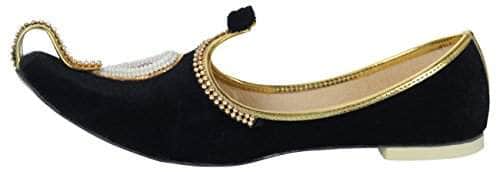 krafto mens black velvet rhinestone ruby mojaris