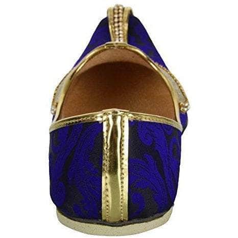 krafto mens purple gold fabric glitz mojaris