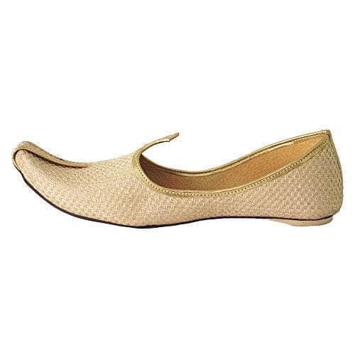 krafto mens beige cream jute jutti 1