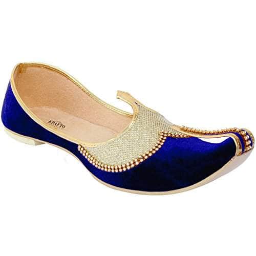 krafto mens blue velvet glitz jutti