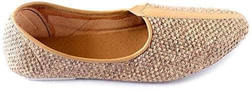 Krafto Men's Camel Brown Mesh Jalsa Jutis