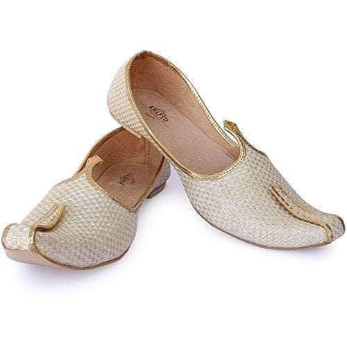 krafto mens beige cream jute jutti 1