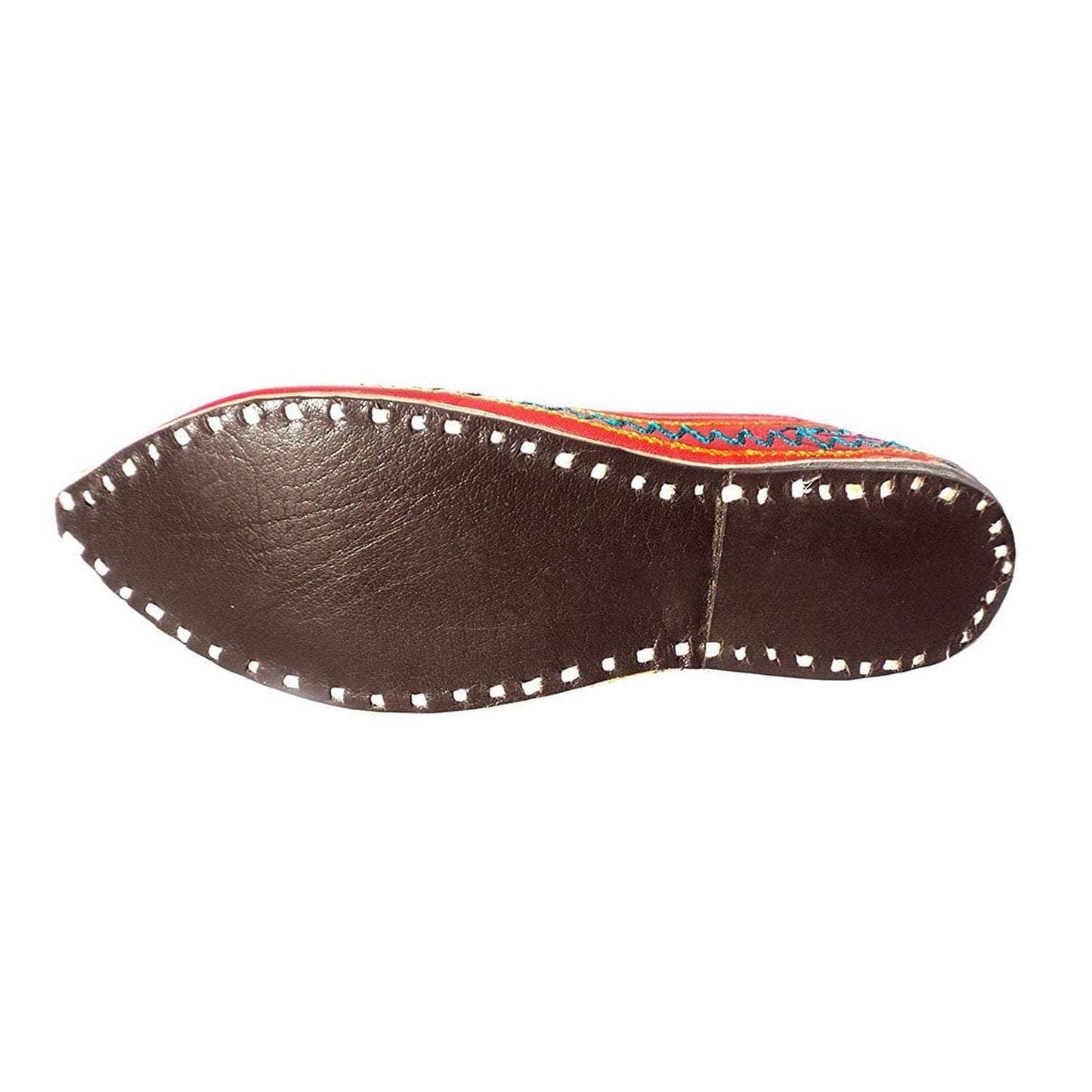 Ember Peacock Embroidary Handmade Women's Jodhpuri Leather Jutti
