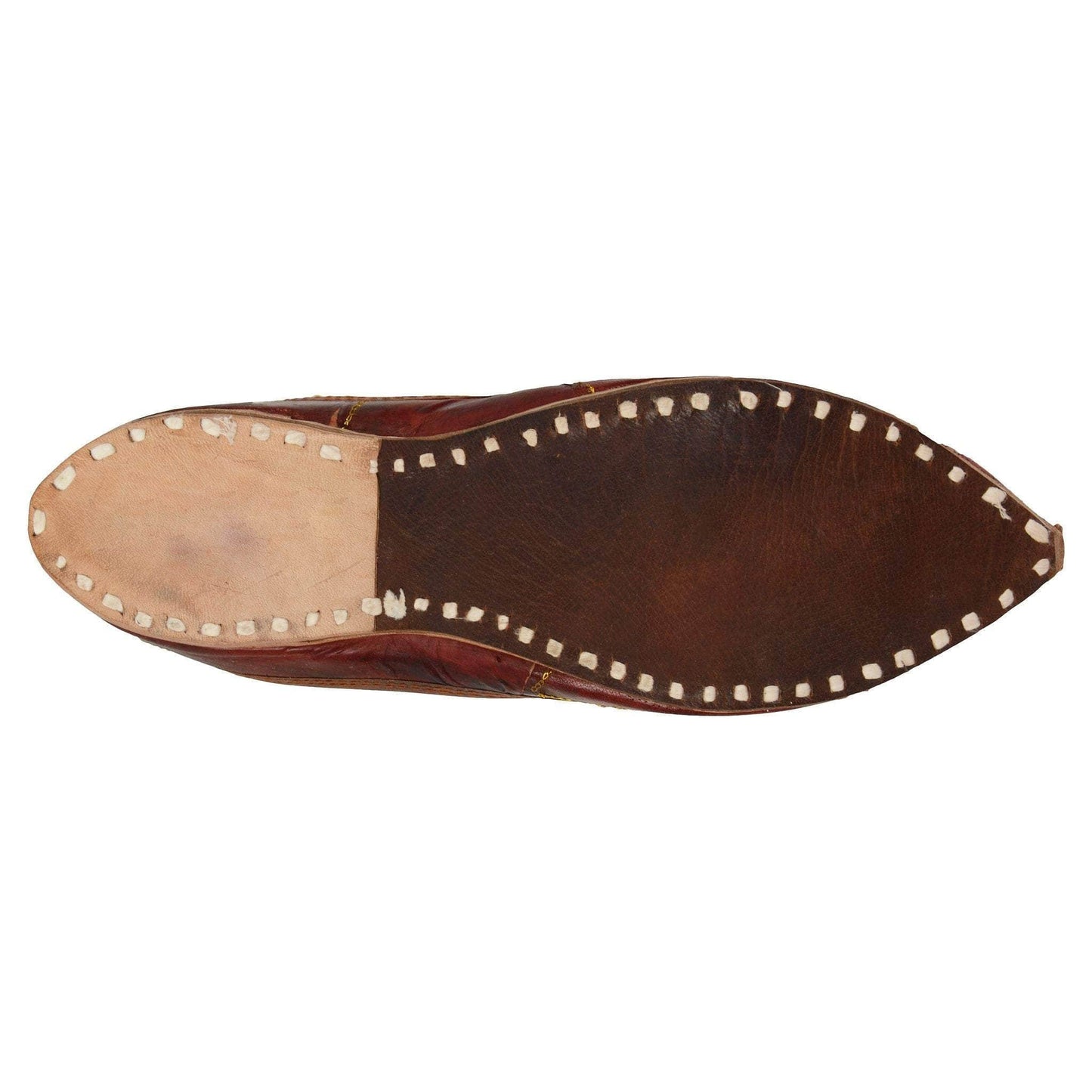Plain Maroon Handcrafted Juti for Man