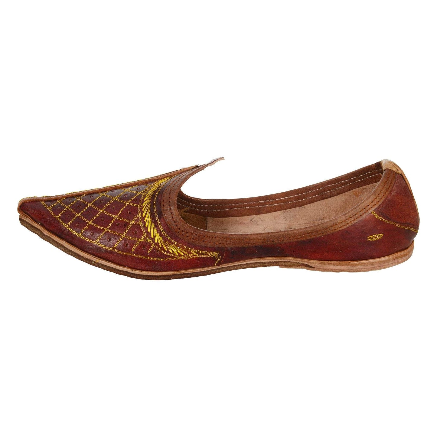 Maroon Handmade Jutti for Man