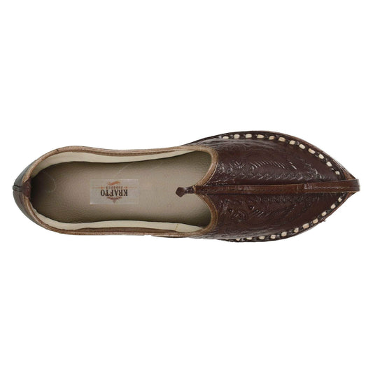 Brown Handcrafted Mojdi for Man