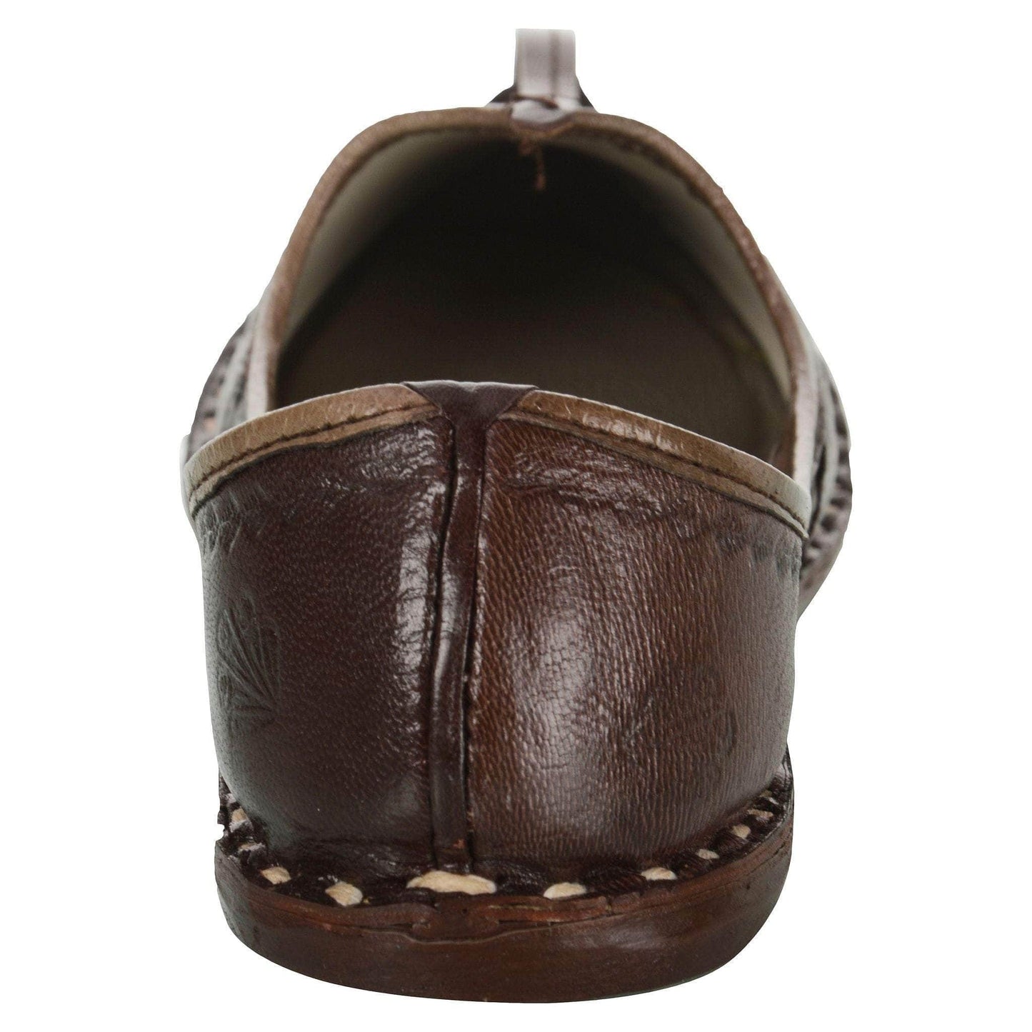 Brown Handmade Leather Jutti for Man