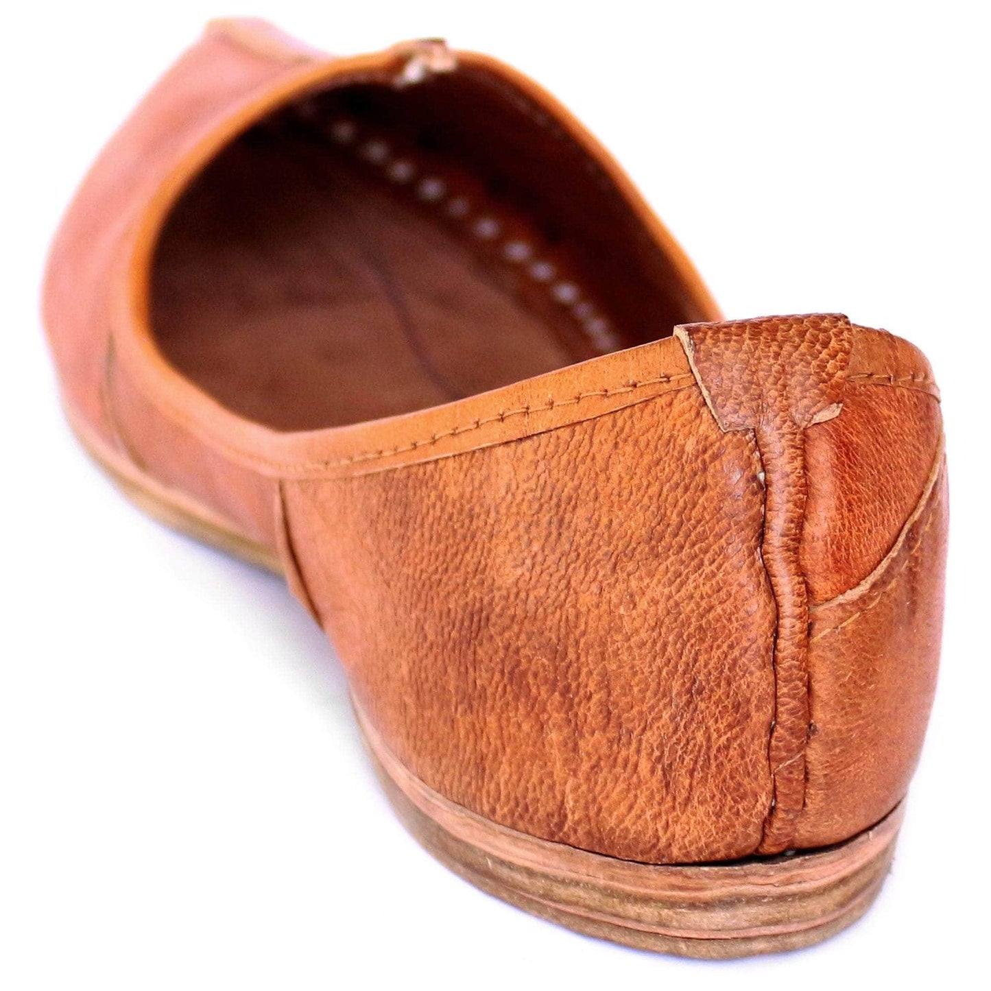 Brown Handcrafted Leather Boys Mojdi
