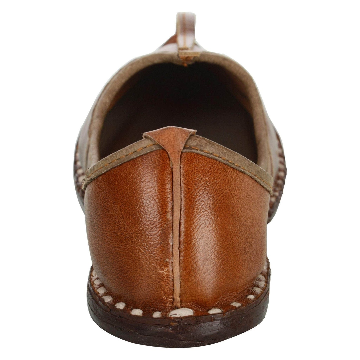 Brown Handmade Leather Jutti for Man