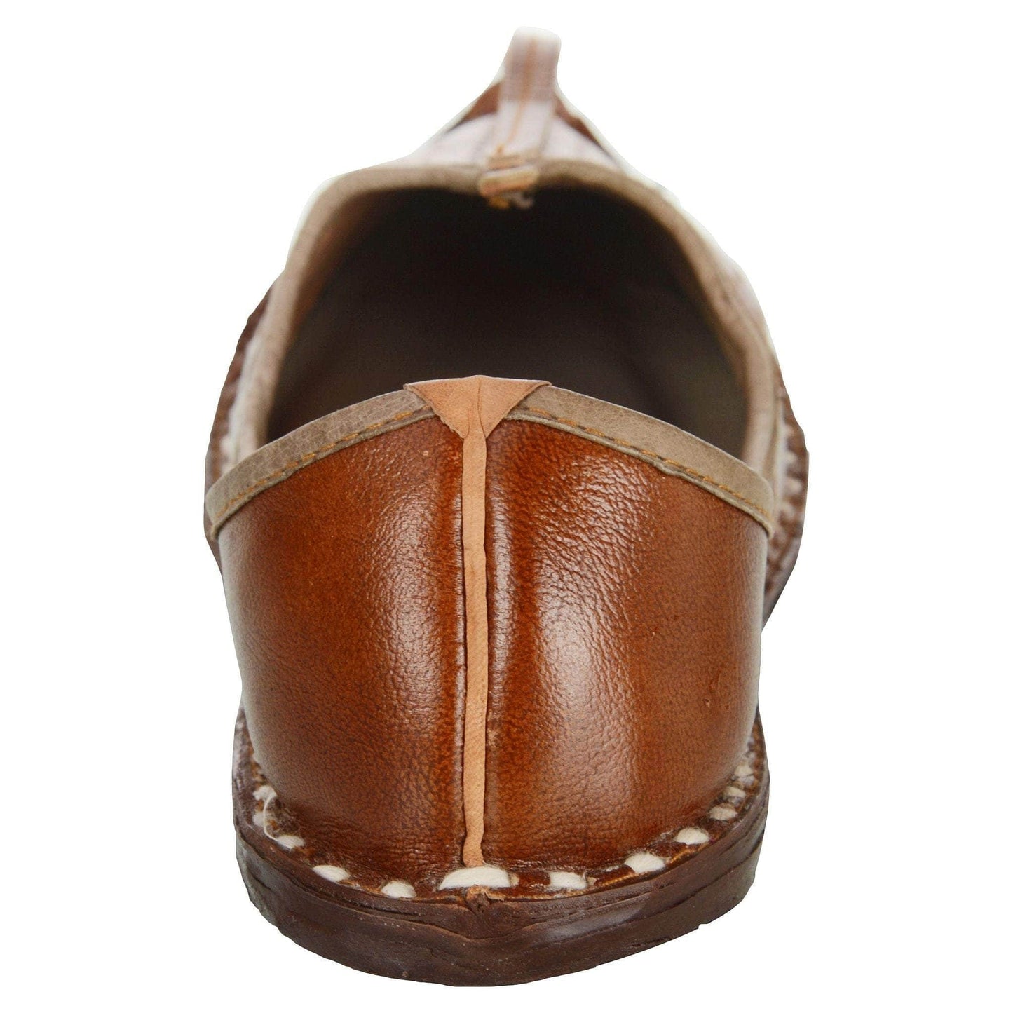 Brown Handmade Leather Jutti for Man