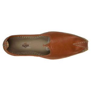 Sandy Brown Handcrafted Mojdi for Man