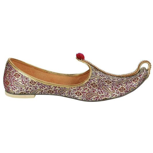 Red Sherwani Jutti for men