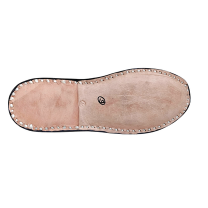 Black Leather Men's Boot Mojaris