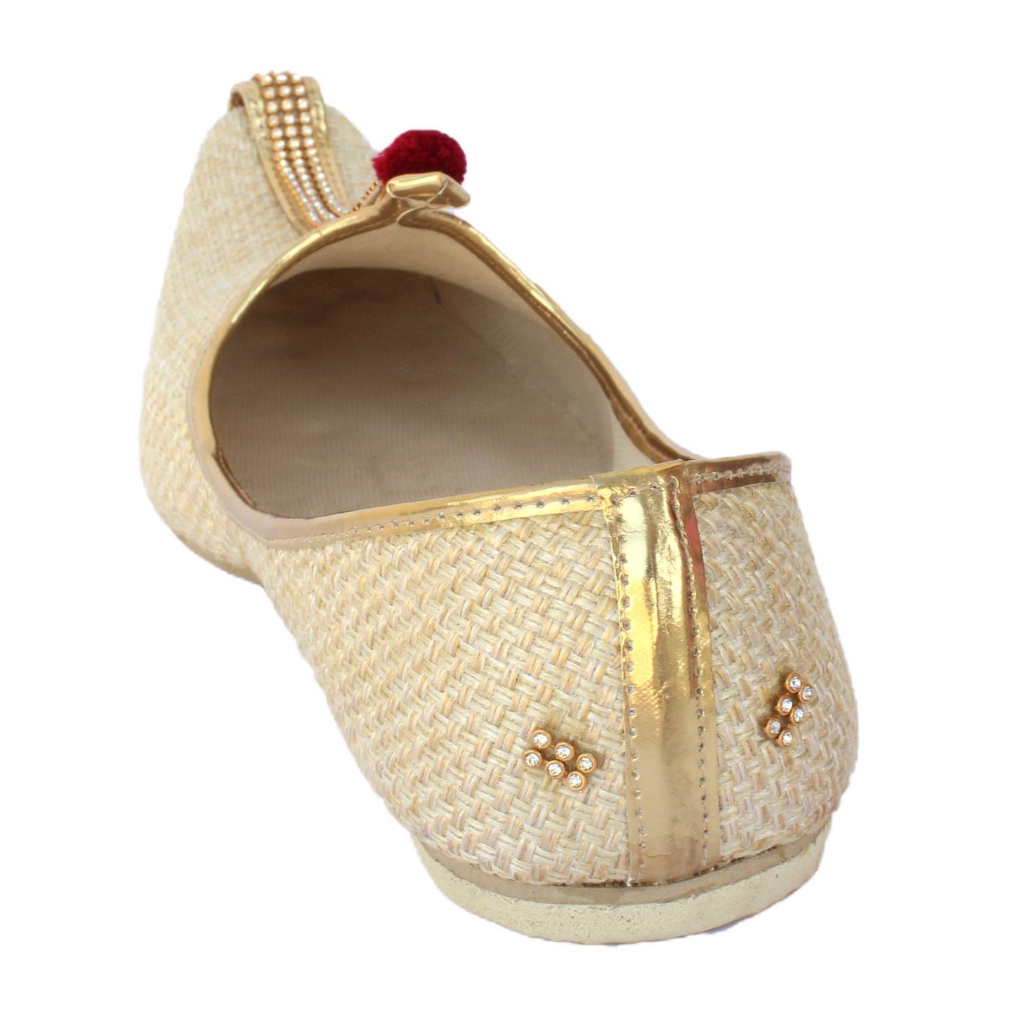 Beige Cream Jute Men's Sherwani Jutti