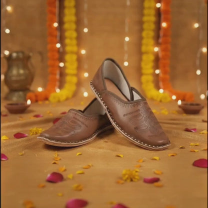 Men's Royal Etch Mojaris - Espresso