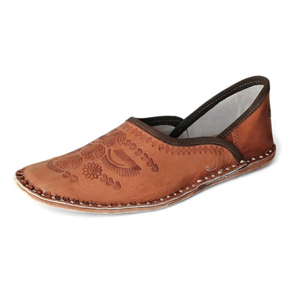 Men's Royal Etch Mojari - Sandstone