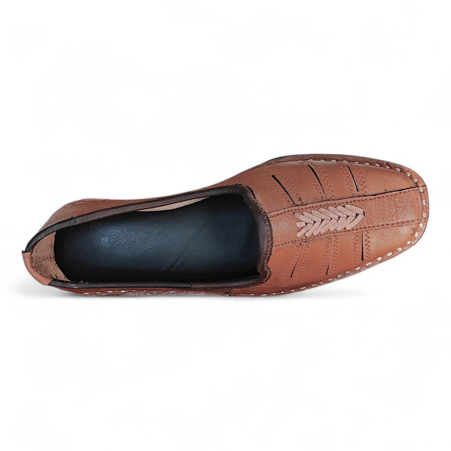Tan Leather Solbraid Men's Mojaris