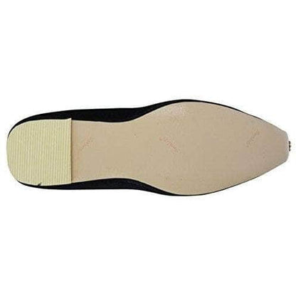 krafto mens black velvet mono rhinestone mojaris