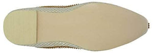 krafto mens cream jute tri rhinestone mojaris