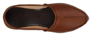 Krafto Men's Brown Split Jalsa Leather Juttis