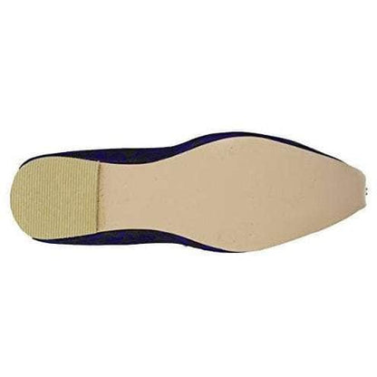 krafto mens purple gold fabric glitz mojaris