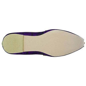 krafto mens purple fabric mojaris