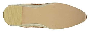 krafto mens cream fabric tri rhinestone mojaris