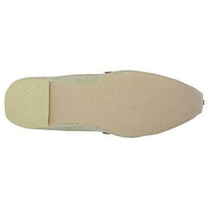krafto mens beige gold fabric rhinestone ruby mojaris