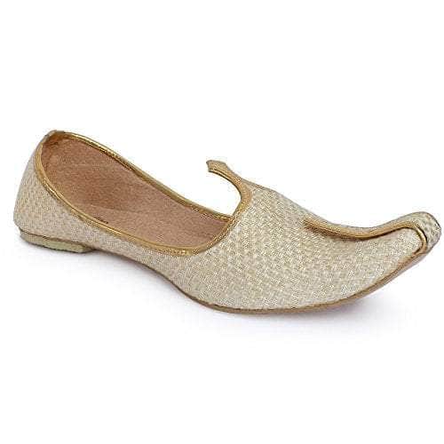 krafto mens beige cream jute jutti 1