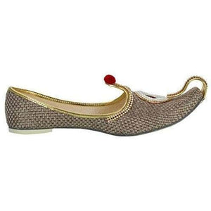 Buy Sandy Brown Jute Ruby Men's Sherwani Mojaris Online