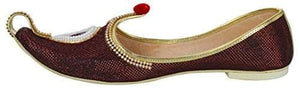 krafto mens maroon glitz rhinestone ruby mojaris