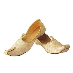 krafto mens beige cream jute jutti 1