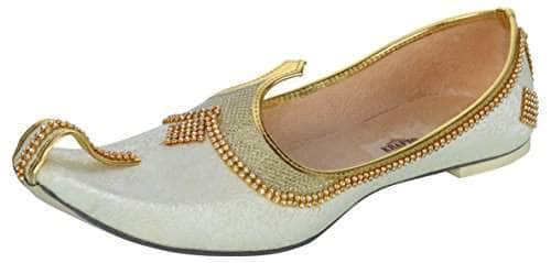 krafto mens cream gold glitz rhinestone mojaris
