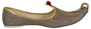 krafto mens sandy brown jute mono rhinestone mojaris