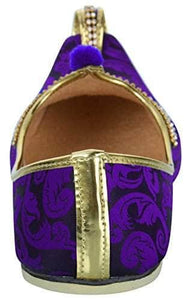 krafto mens purple fabric rhinestone ruby mojaris
