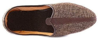 Krafto Men's Brown Mesh Jalsa Jutis