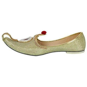 krafto mens gold glitz rhinestone ruby mojaris
