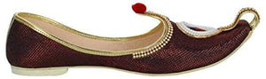 krafto mens maroon glitz rhinestone ruby mojaris