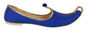 krafto mens blue jute mono rhinestone mojaris