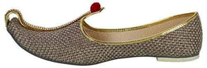 krafto mens sandy brown jute mono rhinestone mojaris