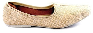 Krafto Men's Cream Mesh Jalsa Jutis