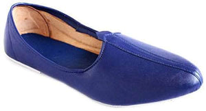 Krafto Men's Plain Blue Jalsa Jutis