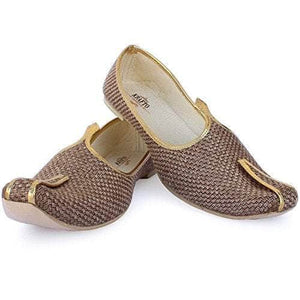 krafto mens khaki jute jutti