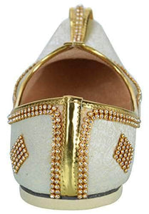 krafto mens cream gold glitz rhinestone mojaris